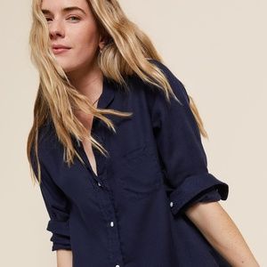 Grayson Hero Button Up Shirt - Liquid Flannel (Navy)